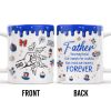Father, You May Hold Our Hands For A While But Hold Our Hearts Forever, American Flag Balloon, Top Hat - Personalized Custom Coffee Mug - DAD111_MG Father, You May Hold Our Hands For A While But Hold Our Hearts Forever, American Flag Balloon, Top Hat - Personalized Custom Coffee Mug - DAD111_MG