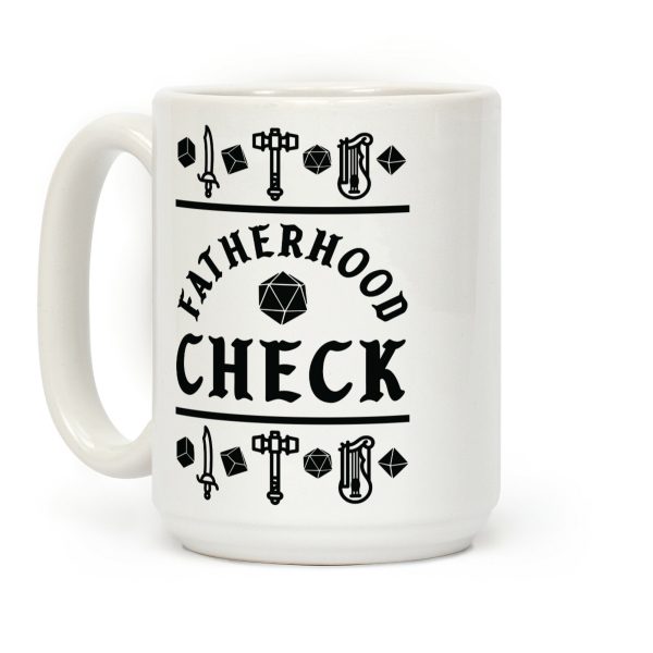Fatherhood Check Coffee Mug