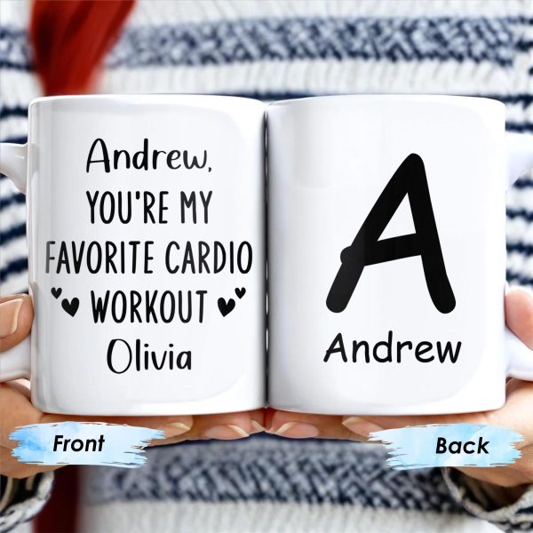 Favorite Cardio Workout Personalized Love Design - Personalized Custom Coffee Mug - CPL136_MG Favorite Cardio Workout Personalized Love Design - Personalized Custom Coffee Mug - CPL136_MG