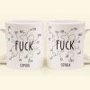 F*ck Off Funny Coffee Mug, Rude Mug, Best Friend Gift, Self Gift - Personalized Mug