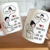 F()Ck Valentine's Day, I Love You Every Day Cute Cartoon - Personalized Mug F()Ck Valentine's Day, I Love You Every Day Cute Cartoon - Personalized Mug