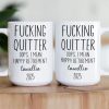 F*cking Quitter Oops I Mean Happy Retirement Funny Retirement Gift - Personalized Mug F*cking Quitter Oops I Mean Happy Retirement Funny Retirement Gift - Personalized Mug