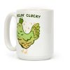 Feelin' Clucky St. Patrick's Day Chicken Coffee Mug Feelin' Clucky St. Patrick's Day Chicken Coffee Mug