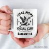 Feral Moms Social Club Personalized Mug , Funny Goose Gift for Mothers with Custom Name Feral Moms Social Club Personalized Mug , Funny Goose Gift for Mothers with Custom Name