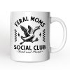 Feral Moms Social Club Personalized Mug , Funny Goose Gift for Mothers with Custom Name Feral Moms Social Club Personalized Mug , Funny Goose Gift for Mothers with Custom Name