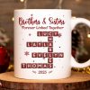 Festive Christmas Brothers Sisters Crossword Puzzle Art - Personalized Mug - Christmas Gift For Siblings, Brothers, Sisters Festive Christmas Brothers Sisters Crossword Puzzle Art - Personalized Mug - Christmas Gift For Siblings, Brothers, Sisters