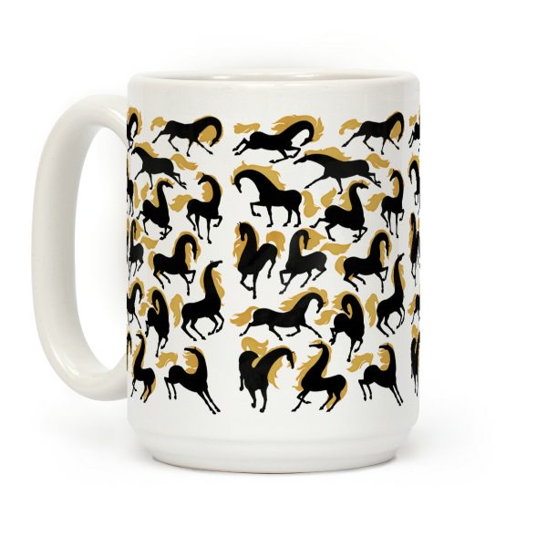Fiery Wild Horses Coffee Mug Fiery Wild Horses Coffee Mug