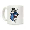 Fin French Shark Parody Coffee Mug Fin French Shark Parody Coffee Mug