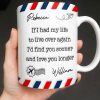 Find You Sooner And Love You Longer With Mail Envelope And Star - Personalized Custom Coffee Mug - CPL1109_MG Find You Sooner And Love You Longer With Mail Envelope And Star - Personalized Custom Coffee Mug - CPL1109_MG