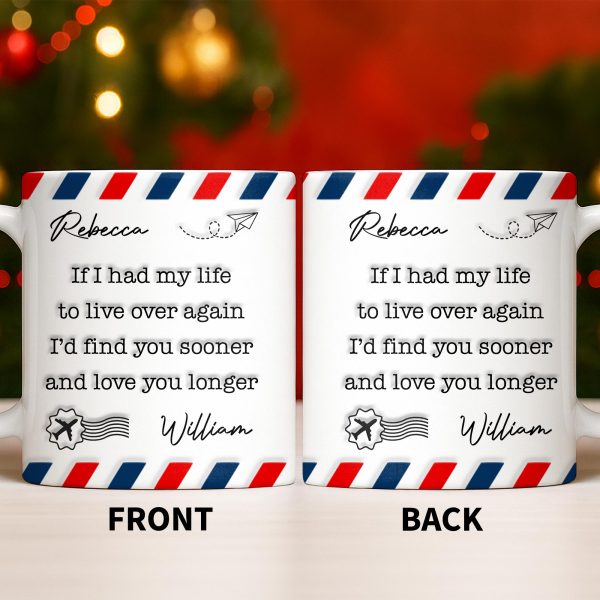 Find You Sooner And Love You Longer With Mail Envelope And Star - Personalized Custom Coffee Mug - CPL1109_MG Find You Sooner And Love You Longer With Mail Envelope And Star - Personalized Custom Coffee Mug - CPL1109_MG