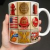 Fire Rescue Courage & Honor Firefighter Essentials - Personalized Custom Coffee Mug - FIF040_MG Fire Rescue Courage & Honor Firefighter Essentials - Personalized Custom Coffee Mug - FIF040_MG