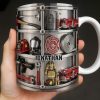 Fire Rescue Themed Personalized Coffee Mug - Personalized Custom Coffee Mug - FIF050_MG Fire Rescue Themed Personalized Coffee Mug - Personalized Custom Coffee Mug - FIF050_MG