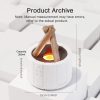 Firecamp Simulated Flame Aroma Diffuser: Ultrasonic Mist & Led Essential Oil Humidifier Firecamp Simulated Flame Aroma Diffuser: Ultrasonic Mist & Led Essential Oil Humidifier