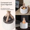 Firecamp Simulated Flame Aroma Diffuser: Ultrasonic Mist & Led Essential Oil Humidifier Firecamp Simulated Flame Aroma Diffuser: Ultrasonic Mist & Led Essential Oil Humidifier