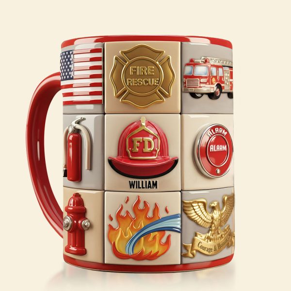 Firefighter Coffee Accent Mug - Personalized Gifts For Firefighter Coffee Mug 03TOTI311025 Firefighter Coffee Accent Mug - Personalized Gifts For Firefighter Coffee Mug 03TOTI311025