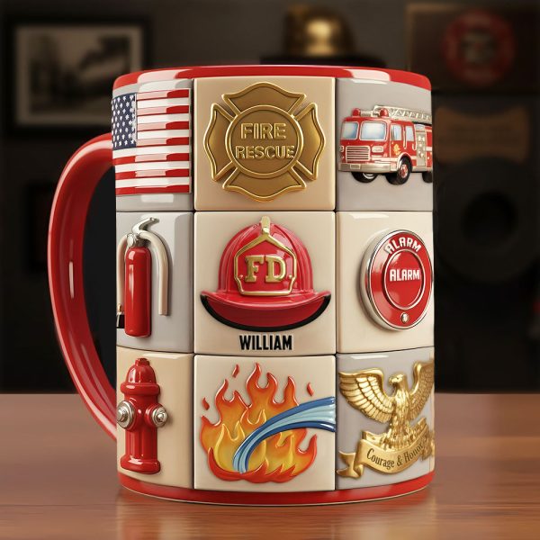 Firefighter Coffee Accent Mug - Personalized Gifts For Firefighter Coffee Mug 03TOTI311025 Firefighter Coffee Accent Mug - Personalized Gifts For Firefighter Coffee Mug 03TOTI311025