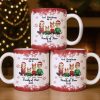 First Christmas As A Family Of Four With Snowflakes - Personalized Custom Coffee Mug - FAM774_MG First Christmas As A Family Of Four With Snowflakes - Personalized Custom Coffee Mug - FAM774_MG
