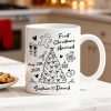 First Christmas Married Doodle Pattern - Personalized Mug - Christmas Gift For Him, For Her, For Couple First Christmas Married Doodle Pattern - Personalized Mug - Christmas Gift For Him, For Her, For Couple