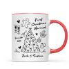 First Christmas Married Doodle Pattern - Personalized Mug - Christmas Gift For Him, For Her, For Couple First Christmas Married Doodle Pattern - Personalized Mug - Christmas Gift For Him, For Her, For Couple