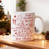 First Christmas Married Doodle Pattern - Personalized Mug - Christmas Gift For Him, For Her, For Couple First Christmas Married Doodle Pattern - Personalized Mug - Christmas Gift For Him, For Her, For Couple