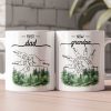 First Dad Now Grandpa - Fist Bumps With Kids' Names - Personalized Mug First Dad Now Grandpa - Fist Bumps With Kids' Names - Personalized Mug