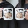 First Dad Now Grandpa Fist Bump Kids - Personalized Mug First Dad Now Grandpa Fist Bump Kids - Personalized Mug