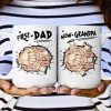 First Dad Now Grandpa Fist Bump Kids - Personalized Mug First Dad Now Grandpa Fist Bump Kids - Personalized Mug