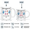 First Father's Day As A Family Of Four Handprints - 3D Inflated Effect Printed Mug, Personalized Mug First Father's Day As A Family Of Four Handprints - 3D Inflated Effect Printed Mug, Personalized Mug