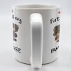 First Father's Day As A Family Of Three, Heart and Family Photo - Personalized Custom Coffee Mug - DAD103_MG