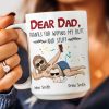 First Fathers Day Gift Thanks For Wiping My Butt And Stuff - Personalized Mug First Fathers Day Gift Thanks For Wiping My Butt And Stuff - Personalized Mug