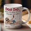 First Fathers Day Gift Thanks For Wiping My Butt And Stuff - Personalized Mug First Fathers Day Gift Thanks For Wiping My Butt And Stuff - Personalized Mug