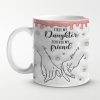 First My Daughter Forever My Friend - Family Personalized Custom 3D Inflated Effect Printed Mug - Gift For Mom, Daughter First My Daughter Forever My Friend - Family Personalized Custom 3D Inflated Effect Printed Mug - Gift For Mom, Daughter