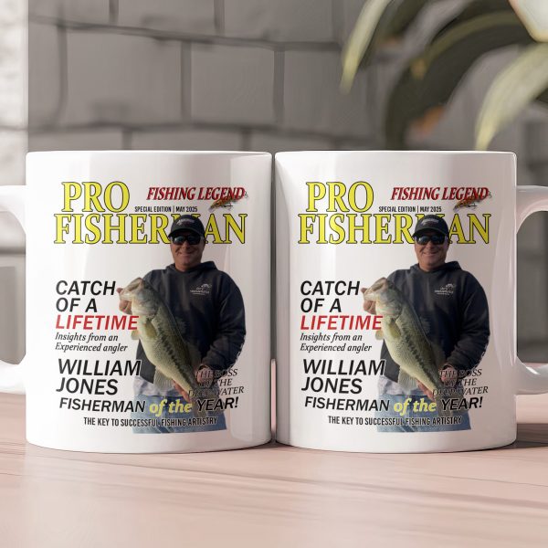 Fisherman Of The Year! - Personalized Mug Fisherman Of The Year! - Personalized Mug