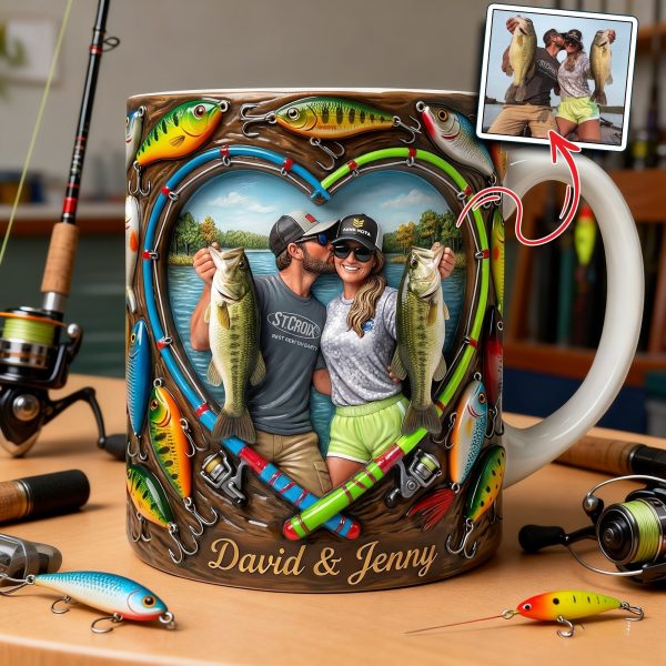 Fishing Couples Coffee Mug - Custom Photo Gifts For Couples 03hulu200126 Fishing Couples Coffee Mug - Custom Photo Gifts For Couples 03hulu200126