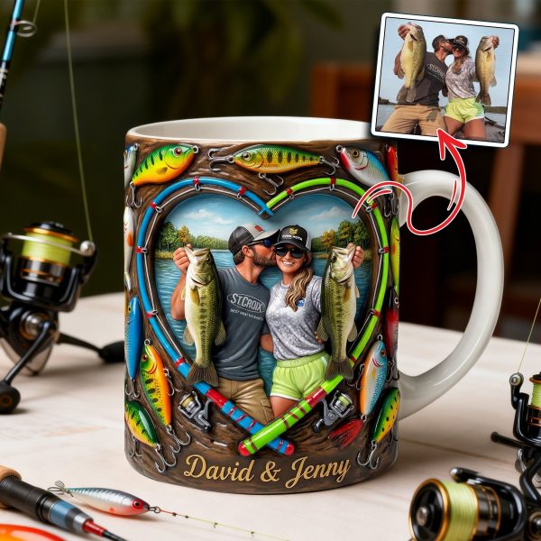 Fishing Couples Coffee Mug - Custom Photo Gifts For Couples 03hulu200126 Fishing Couples Coffee Mug - Custom Photo Gifts For Couples 03hulu200126