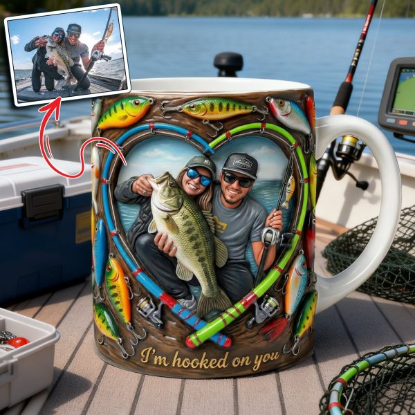Fishing Couples Coffee Mug - Custom Photo Gifts For Couples 03hulu200126 Fishing Couples Coffee Mug - Custom Photo Gifts For Couples 03hulu200126
