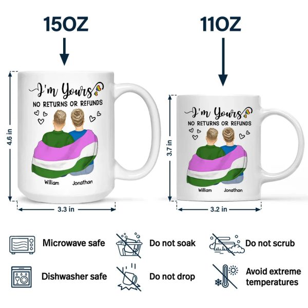 Flag Together Since - Personalized Mug Flag Together Since - Personalized Mug