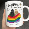 Flag Together Since - Personalized Mug Flag Together Since - Personalized Mug