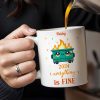 Flaming Dumpster Everything Is Fine - Personalized Custom Coffee Mug - BST095_MG Flaming Dumpster Everything Is Fine - Personalized Custom Coffee Mug - BST095_MG