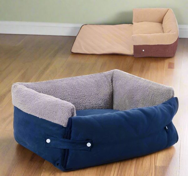 Flip-Out Pet Bed With Extendable Sleep Mat Flip-Out Pet Bed With Extendable Sleep Mat