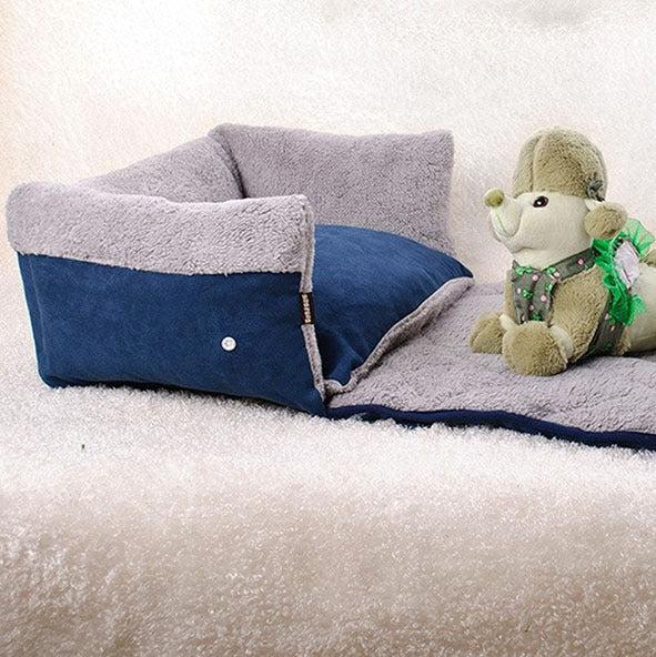 Flip-Out Pet Bed With Extendable Sleep Mat Flip-Out Pet Bed With Extendable Sleep Mat