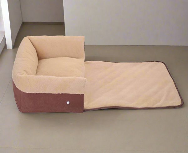 Flip-Out Pet Bed With Extendable Sleep Mat Flip-Out Pet Bed With Extendable Sleep Mat