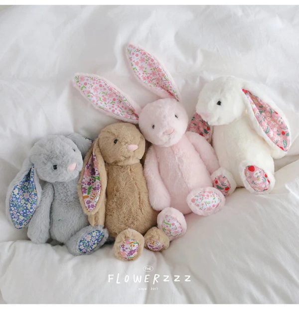 Floral Bunny Plush Toy 30cm Floral Bunny Plush Toy 30cm