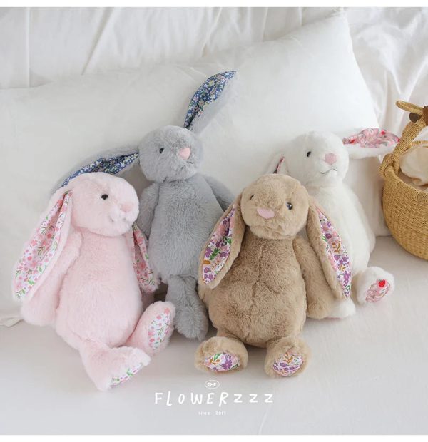 Floral Bunny Plush Toy 30cm Floral Bunny Plush Toy 30cm