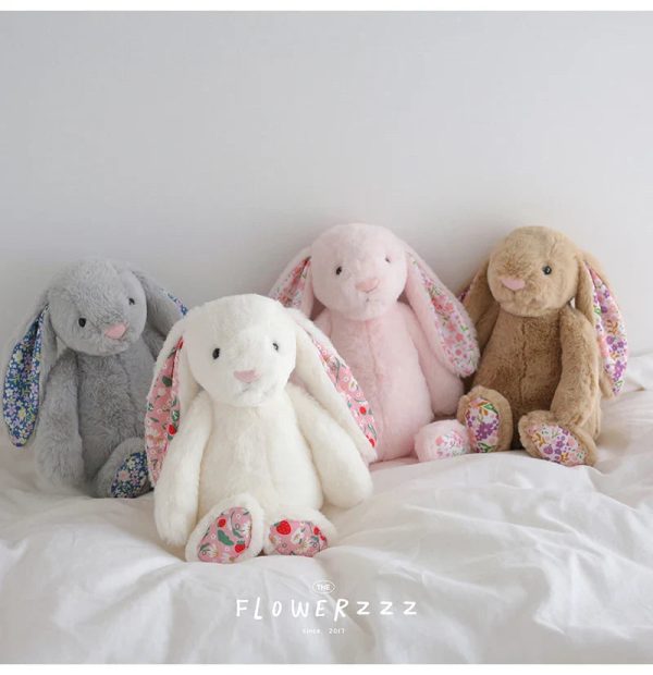 Floral Bunny Plush Toy 30cm Floral Bunny Plush Toy 30cm