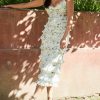 Floral Layered Ruffle Corset Midi Dress Floral Layered Ruffle Corset Midi Dress