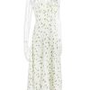 Floral Print Tie-Up Strap Flowy Midi Dress Floral Print Tie-Up Strap Flowy Midi Dress
