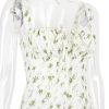Floral Print Tie-Up Strap Flowy Midi Dress Floral Print Tie-Up Strap Flowy Midi Dress