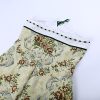 Floral Printed Lace Up Tube Mini Dress Floral Printed Lace Up Tube Mini Dress