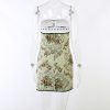 Floral Printed Lace Up Tube Mini Dress Floral Printed Lace Up Tube Mini Dress